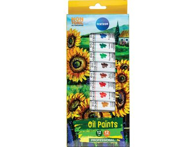 Eļļas krāsas 12kr.x12ml (tūbiņas) 83553